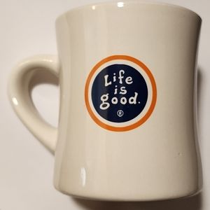 Life Is Good Restaurant Style Coffee Tea Cocoa Mug